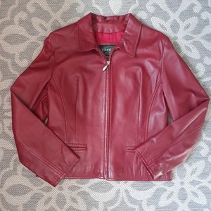 Overland leather jacket